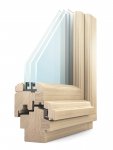 Okna drewniane - profil zabytkowy 68mm